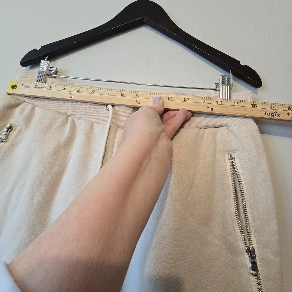 Rockstar Original Everest Sweatpants Mens XL Beige Floral Inset 32